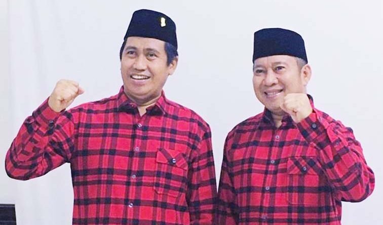 Herwin Yatim dan Mustar Labolo, Calon Bupati dan Wabup Petahnaa Kabupaten Banggai yang idusung PDIP.(foto: dokumen)