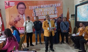 Benny Rhamdani saat sambutan